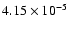 $4.15\times10^{-5}$
