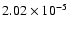 $2.02\times10^{-5}$