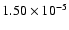 $1.50\times10^{-5}$