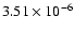 $3.51\times10^{-6}$