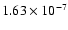 $1.63\times10^{-7}$