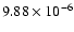 $9.88\times10^{-6}$