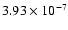 $3.93\times10^{-7}$