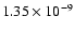 $1.35\times10^{-9}$