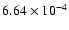 $6.64\times10^{-4}$