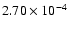 $2.70\times10^{-4}$