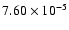 $7.60\times10^{-5}$