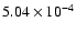 $5.04\times10^{-4}$