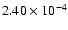 $2.40\times10^{-4}$