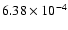 $6.38\times10^{-4}$