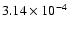 $3.14\times10^{-4}$