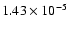 $1.43\times10^{-5}$