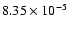 $8.35\times10^{-5}$