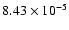 $8.43\times10^{-5}$