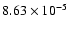 $8.63\times10^{-5}$