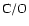 ${\rm C}/{\rm O}$