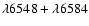 $\lambda6548+\lambda6584$