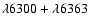 $\lambda6300+\lambda6363$