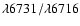 $\lambda6731/\lambda6716$