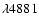 $\lambda4881$