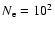 $N_{\rm e}=10^2$