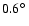 $ 0.6\hbox {$^\circ $ }$