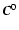 $\vec{C}^0$