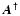 $\vec{A}^\dagger$
