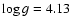 $\log g=4.13$