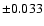 $ \pm 0.033 $