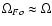 $\Omega_{Fo}\approx
\Omega$
