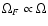 $\Omega_F \propto \Omega$