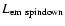 $L_{\rm em\ spindown}$