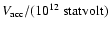$V_{\rm acc}/(10^{12}\ {\rm statvolt})$