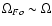 $\Omega _{Fo}\sim \Omega $