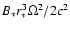$B_* r_*^3 \Omega^2/2c^2$