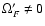$\Omega_F'\neq 0$