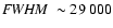 ${\it FWHM}~\sim29~000$