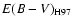 $E(B-V)_{\rm H97}$