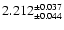 $2.212^{\pm 0.037}_{\pm 0.044}$