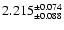 $2.215^{\pm 0.074}_{\pm 0.088}$