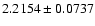 $2.2154\pm0.0737$