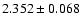 $2.352\pm0.068$