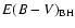 $E(B-V)_{\rm BH}$