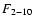 $F_{\rm 2-10}$