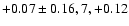 $+0.07\pm0.16, 7,+0.12$