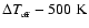 $\Delta T_{_{\rm eff}}-500~\rm K $