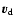 $\vec{v}_{\rm d}$