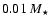 $0.01\ M_\star$