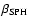 $\beta_{\rm SPH}$